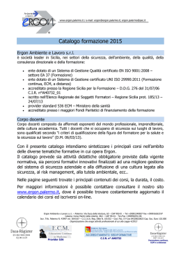Scarica il Catalogo - ERGON Ambiente e Lavoro