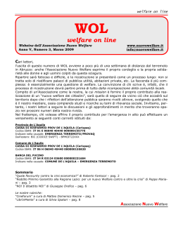 Scarica il numero 3/2009 di WOL