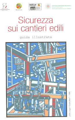 "Sicurezza sui cantieri edili" guida illustrata