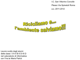 Diapositiva 1 - IC San Vittorino Corcolle