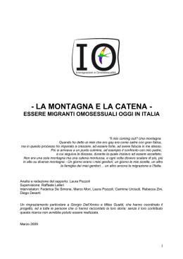 Scarica il rapporto finale