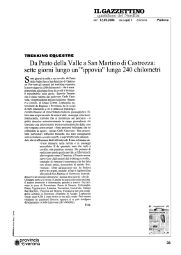il gazzettino - Autorità di Bacino del Fiume Adige