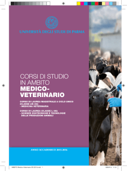 Medico-Veterinario - Universit&agrave; degli Studi di Parma