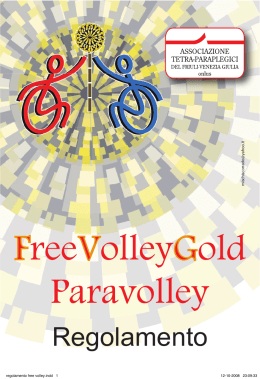 Regolamento Paravolley - Associazione Tetra Paraplegici fvg