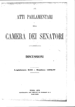 Indice dell`Attivit&agrave; Parlamentare