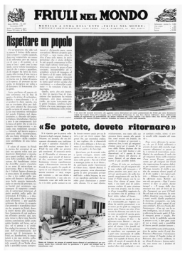Friuli nel Mondo n. 277 settembre 1977