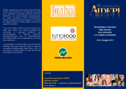 OPUSCOLO programma eventi