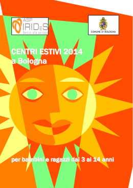 opuscolo &ndash;centri estivi