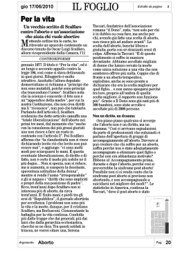 IL FOGLIO