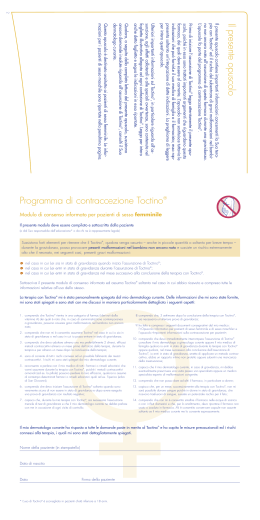 IT_Toctino_Modulo di consenso informato per pazienti femminile