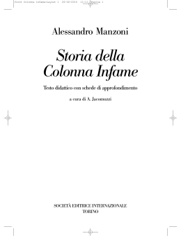 Storia della Colonna Infame