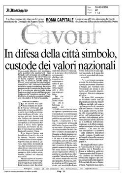 In difesa della citt&agrave;sirnbolo