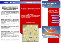 Volantino presentazione