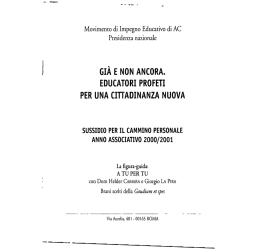 a tu per tu con Dom Helder Camara e Giorgio La Pira