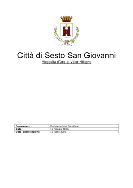 Città di Sesto San Giovanni - Comune di Sesto S.Giovanni