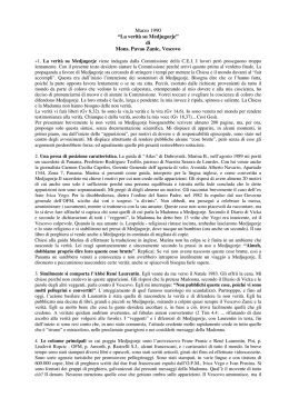 Marzo 1990 &ldquo;La verit&agrave; su Medjugorje&rdquo; di Mons. Pavao Zanic, Vescovo