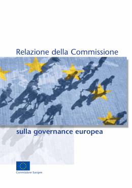 relazione della commissione sulla governance europea