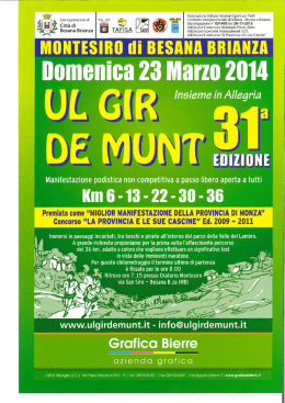 volantino - Gruppo Sportivo virtuale COMPA Seregno