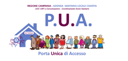 2014 - Opuscolo P.U.A. (Porta Unica di Accesso)