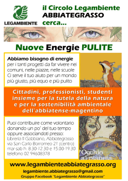 Opuscolo Legambiente Abbiategrasso formato A4 1.200 kB