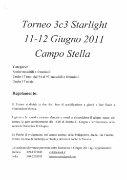 Torneo 3C3 Starlight - Amici del Basket di Rimini