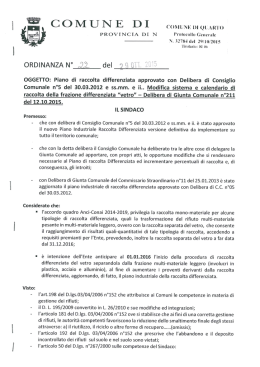 Ordinanza - Comune di Quarto