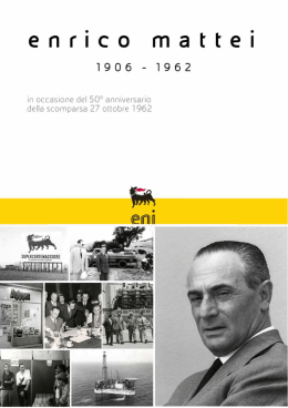 EBOOK 4 Enrico Mattei (1906 – 1962). Apve 2012