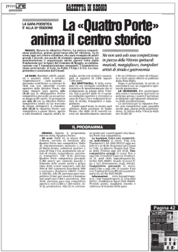 22.05.2009 - La Quattro Porte anima il Centro Storico