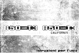 Manuale Uso e Manutenzione