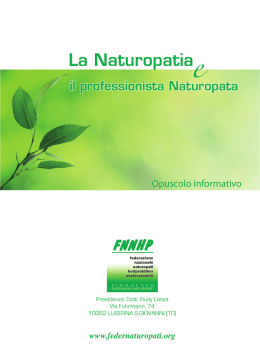 FNNHP - Naturopatia Vallara Dott. Matteo