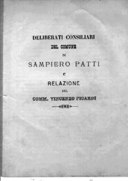 L`opuscolo - Pietro Ficarra