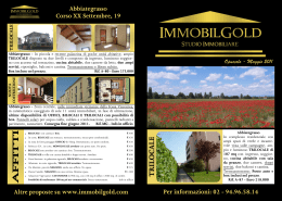 Maggio 2011 - Immobil Gold SRL