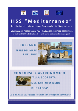 Il piatto presentato al concorso (download opuscolo)