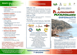 Opuscolo della manifestazione