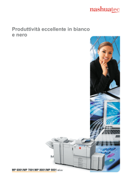 Produttivit&agrave; eccellente in bianco e nero
