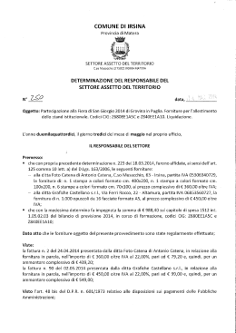 Determina n. 250-2014