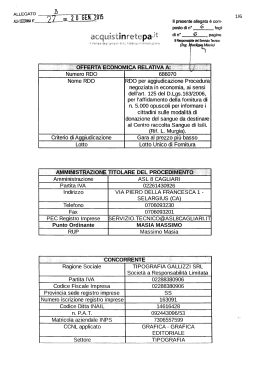 Determina n. 27 del 20/01/2015