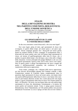 Le deviazioni di destra