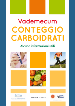 Visualizza il vademecum - Progetto Verona Diabete