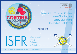 Brochure PDF - ISFR Ski Meeting Cortina 2017