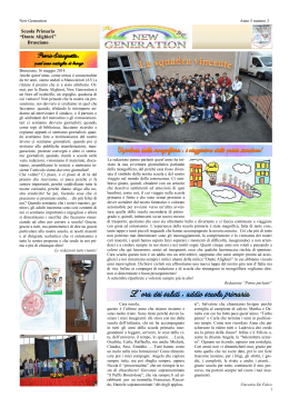 New Generation Anno 5 n&deg; 3 - Circolo Didattico Brusciano