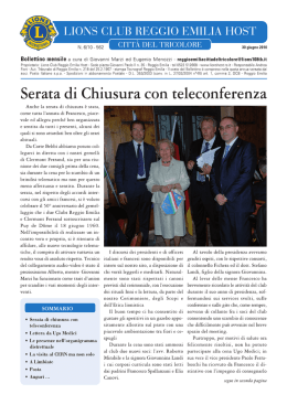 Scarica - Lions Club Reggio Emilia Host Citt&agrave; del Tricolore