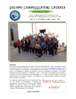 notiziario n°63 - Gruppo Campeggiatori Catania