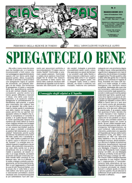 Maggio Giugno - Associazione Nazionale Alpini sezione di Torino
