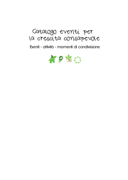 Scarica il &ldquo;Catalogo EVENTI&rdquo;