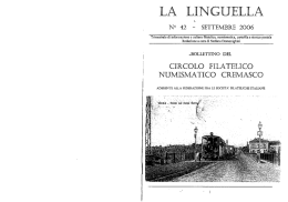 la lingu jula - Circolo Filatelico Numismatico Cremasco