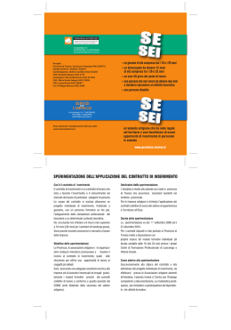 Opuscolo Contratto Inserimento
