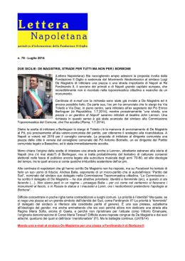 LN 78 Luglio 2014 - Fondazione il Giglio