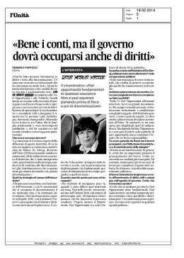 «Bene i conti, ma il governo