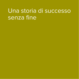 Una storia di successo senza fine